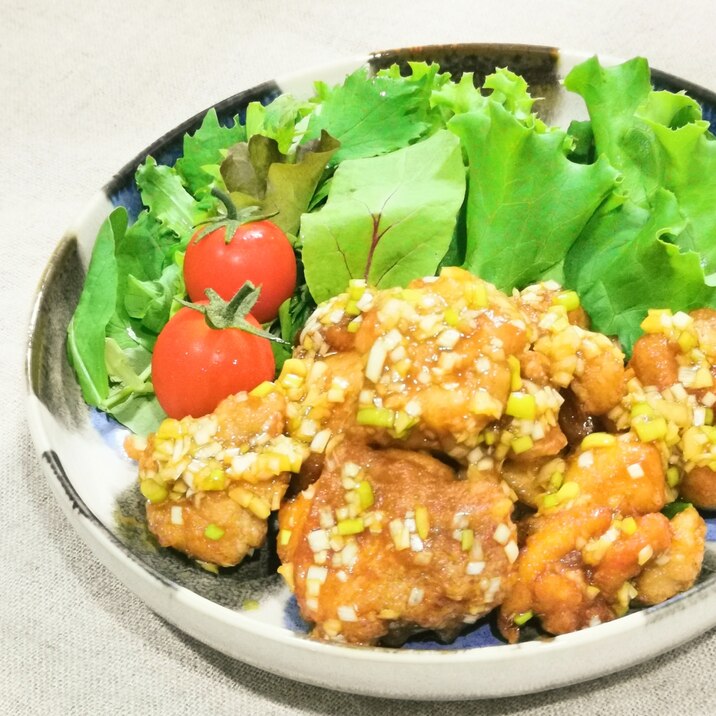 香味たれがおいしい*鶏の香味唐揚げ